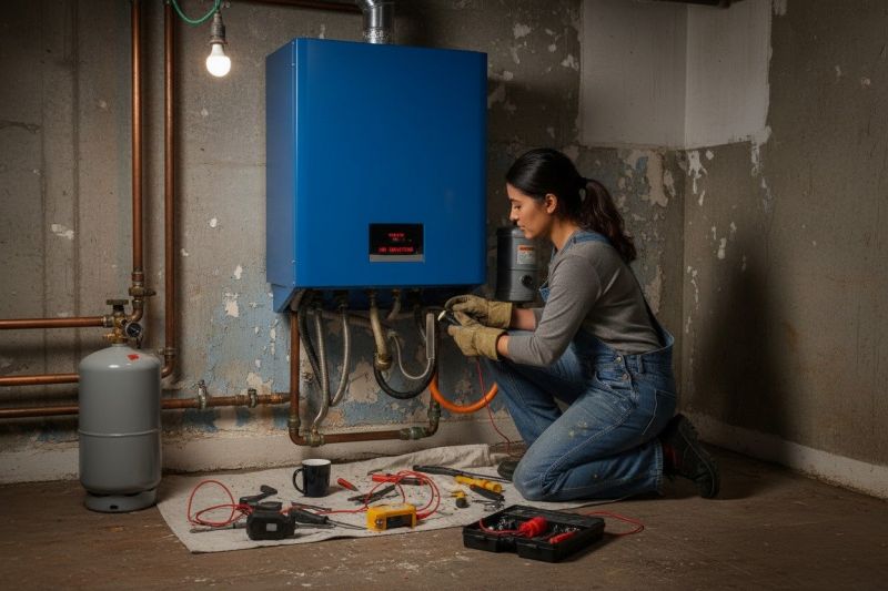 Gas Heating Repair detail
