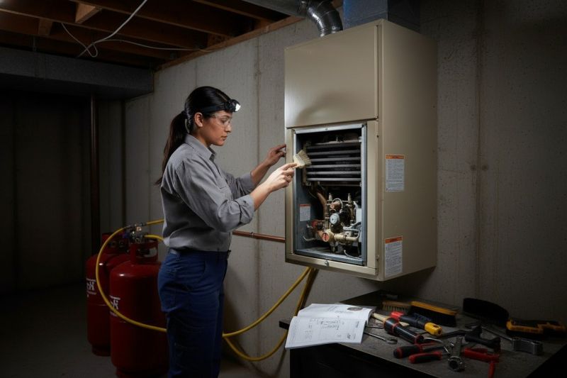Gas Heating Repair detail