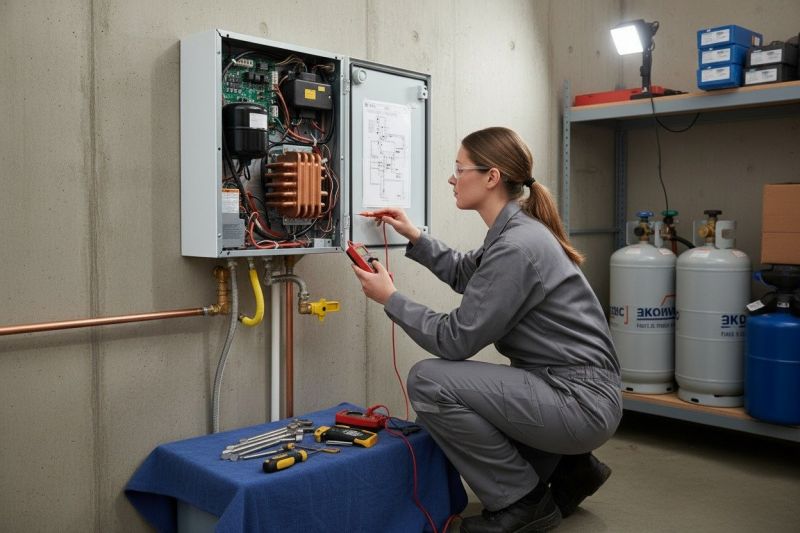 Gas Heating Repair detail
