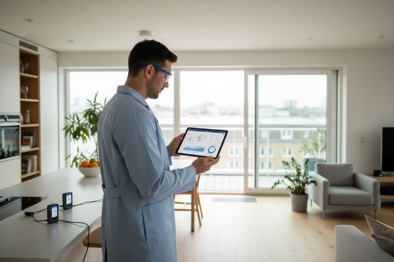 Residential Air Testing detail