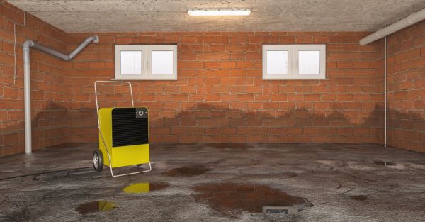 Basement Moisture Removal in Akron